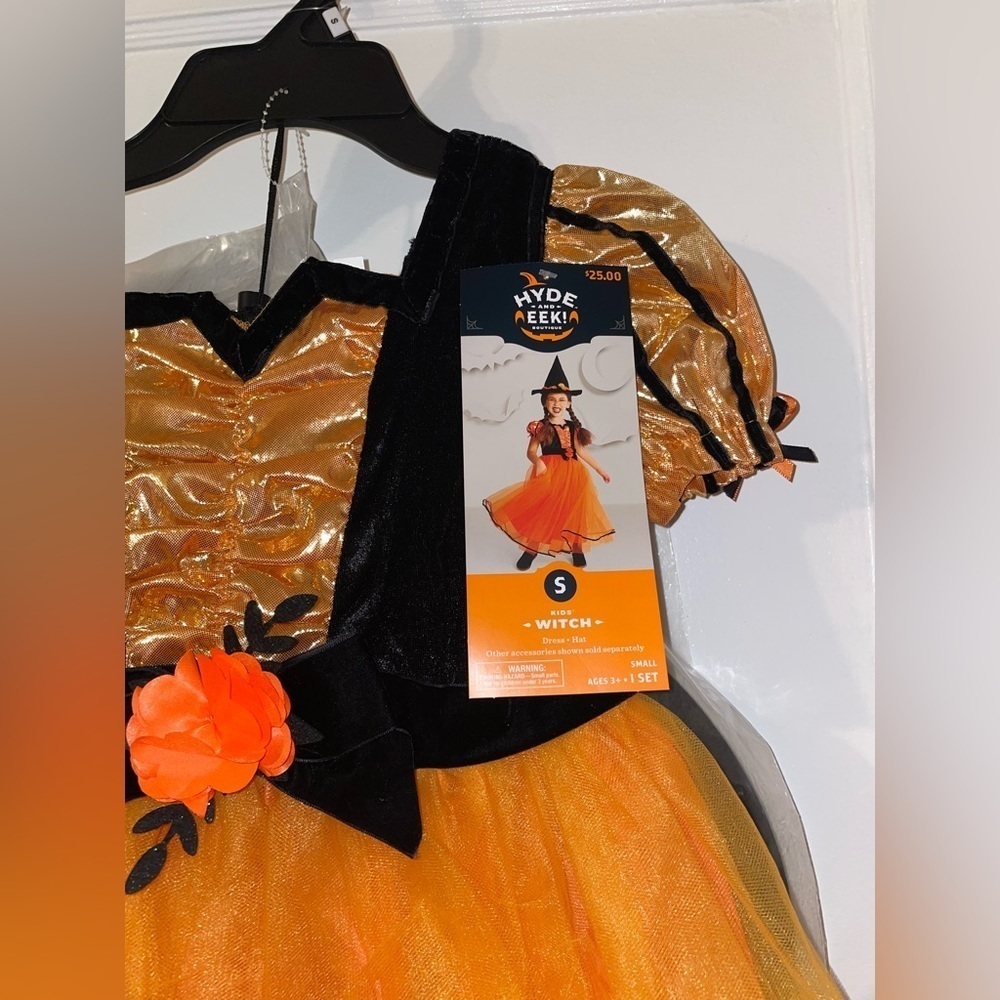 Girls Witch Play Costume size small - Picture 4 of 6
